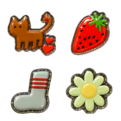 Nyakosama Yuru Emojis Puffy Sticker Ver.