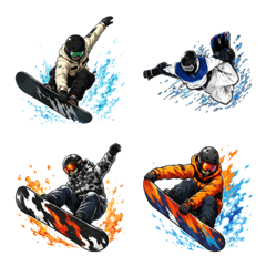 Snowboard Air Emoji Vol.1