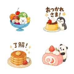 Cute Animal & Sweet Dessert Emoji