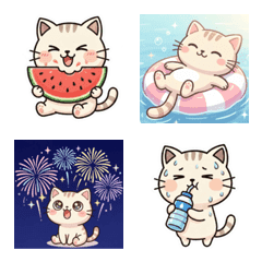 ohagihakinako-Summer Emojis