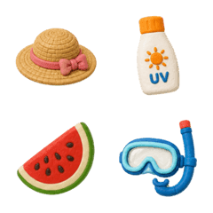 Clay Emojis * Little Summer by the Sea