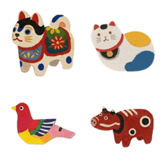 Lucky Japanese Charms & Folk Toys