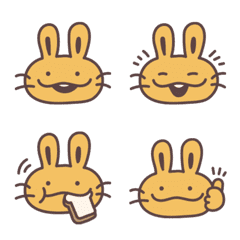 Relaxed Bunny Emojis
