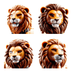 King of Beasts Lion: Everyday Emojis