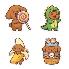 Toy Poodle 9 without characters