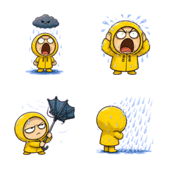 Rain, downpour, please stop!