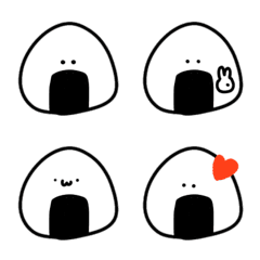 Riceball emoji stamp