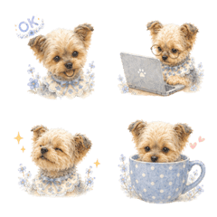 Yorkshire Terrier LINE Emoji part2