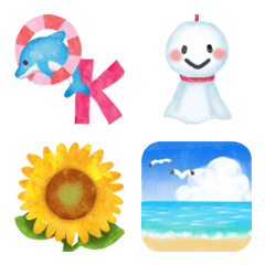 動く♪夏に使える♥かわいい絵文字たち