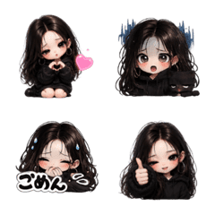 Jitome Doll Girl Emoji