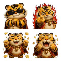 Fierce Tiger Lord Emojis