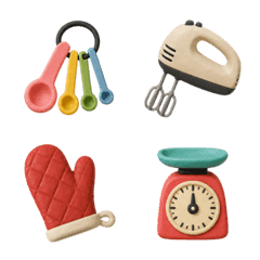 Clay Emojis * Little Kitchen Items