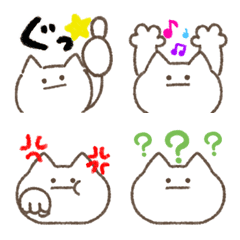 ◎動く挨拶♡無表情ねこ◎
