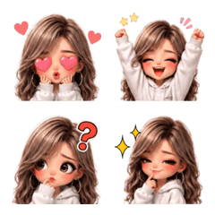 伝わりやすい✨色々な表情のギャル