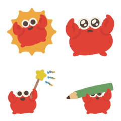 かわいいカニの絵文字