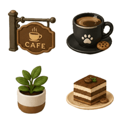 Emoji coffee shop 2