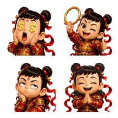 三太子烙台語表情貼