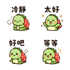 草莓龜｜慢慢處理