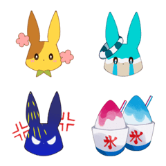 Emoji-Summer rabbit