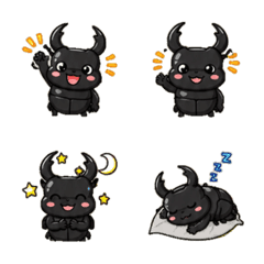 Dorcus hopei Daily Emoji