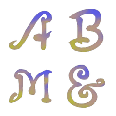 Dancing Brush Alphabet Emoji