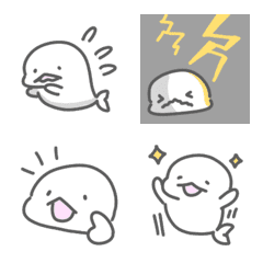 シロイルカの日常色々絵文字2
