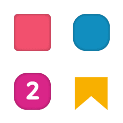 POP Color Icons: Notes, Lists, Memo