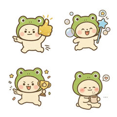 Cute Frog Hat Bear's Diary 2