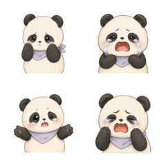 委屈巴巴熊貓帕嚕可 LINE 表情貼封面