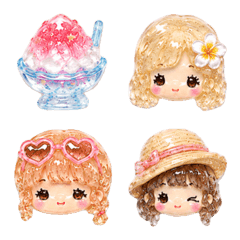 Tropical Resin Girl