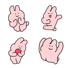 『もちうさの日常絵文字』