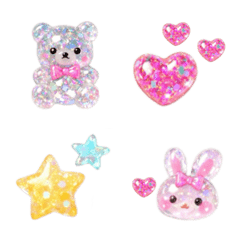Emoji yang tampak seperti permata｜coco