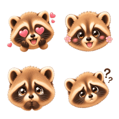 the raccoon emoji out of all the emojis