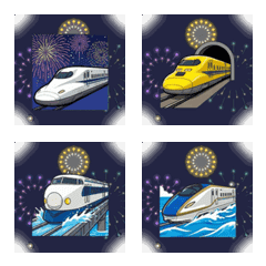 Cool Summer Bullet Train Emojis