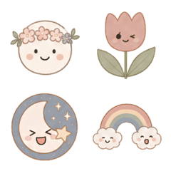 Nordic Pastel Emojis for Everyday