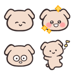 ゆるにまる　いぬの絵文字
