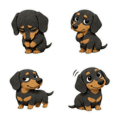 Dachshund Paper Cut 1A