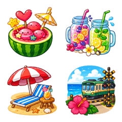 毎年使える-夏（Summer）を盛り上げるEmoji