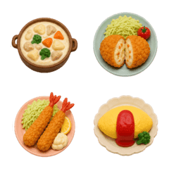 Clay Emojis * Home Yoshoku Cooking