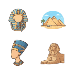 Cute! Egypt Emojis