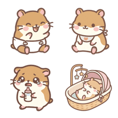 Cute & Tiny Baby Hamsters