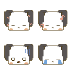 うごくゲーム風チンチラの絵文字