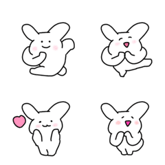 ○もちもちうさぎのリアクション絵文字○