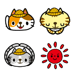 EMOJINEKO-Summer&faces(moving)