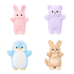 Fluffy Milky Animals Emoji