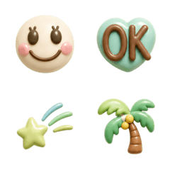Animated Everyday Fluffy Green Emoji