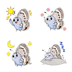 Lampides boeticu Daily Emoji