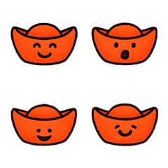 Cute Gold Ingot's daily mood-orange2