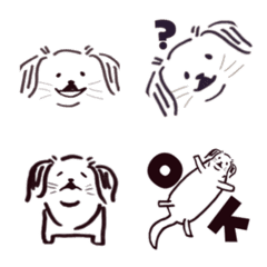 Simple Dog Emojis: Raimusu