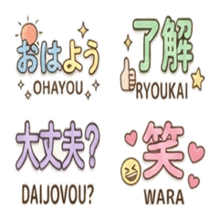 Daily Phrases Cute Emoji